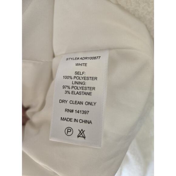 ASTR The Label XL Puff Sleeve Dress White Cottagecore Boho Peasant Bridal Modest - Picture 6 of 9